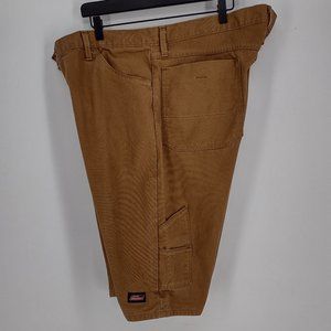 Dickies Relaxed Fit Multi-Pocket Utility Work Skate Brown Shorts